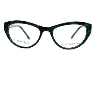 BCBG MAXAZRIA EYEGLASSES FIORELLA GREEN 51/17/135 20749‎